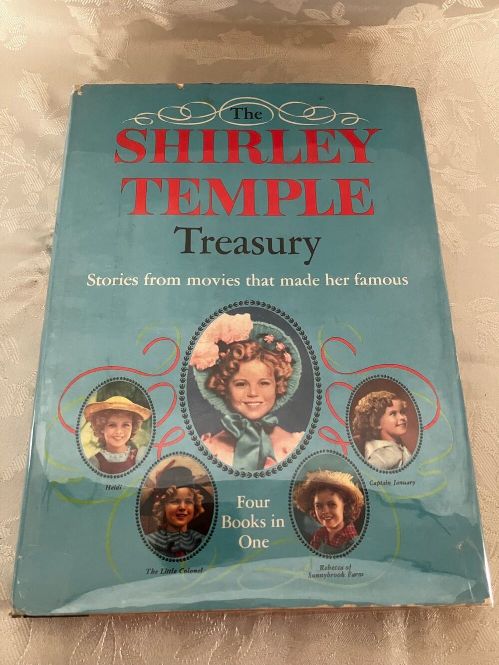 Vintage 1959 Shirley Temple Treasury Hardcover Book Dust Jacket Illustrated